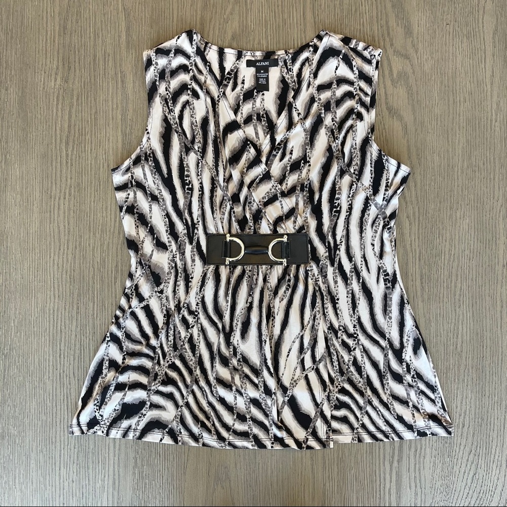 Alfani Metal Detail Tank Blouse